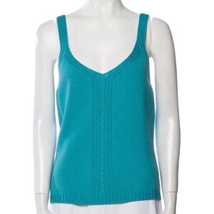 Vintage St. John Petite Teal Tank